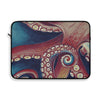 Coral Reef Octopus Exotic Watercolor Art Laptop Sleeve