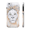 Grumpy Lion Watercolor Ink White Case Mate Tough Phone Cases