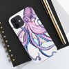 Purple Octopus Dance Ink Art Case Mate Tough Phone Cases