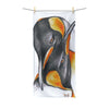 Emperor Penguin Love Watercolor Art Polycotton Towel