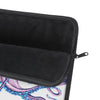 Purple Octopus Dance Ink Art Laptop Sleeve