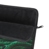 Green Tentacles Octopus Black Ink Art  Laptop Sleeve