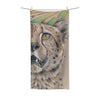 Cheetah Portrait Art Polycotton Towel