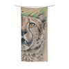 Cheetah Portrait Art Polycotton Towel