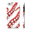 Red White Kraken Octopus Tentacles Ink Case Mate Tough Phone Cases