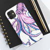 Purple Octopus Dance Ink Art Case Mate Tough Phone Cases