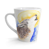 Howling Wolf Moon Watercolor Art Latte mug