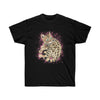 Copy of Cute Bengal Cat Kitten Blue Splash Ink Watercolor Art Dark Unisex Ultra Cotton Tee