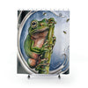 Tree Frog I like my food spicy Shower Curtain