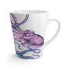 Purple Octopus Dance Ink  Art Latte mug