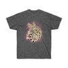 Copy of Cute Bengal Cat Kitten Blue Splash Ink Watercolor Art Dark Unisex Ultra Cotton Tee