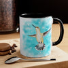 Hummingbird Blue Sky Art Accent Coffee Mug, 11oz