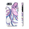 Purple Octopus Dance Ink Art Case Mate Tough Phone Cases