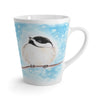 Cute Chickadee Bird Blue Watercolor Art Latte mug