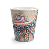 Dancing Octopus Vintage Map Art Latte mug