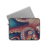 Coral Reef Octopus Exotic Watercolor Art Laptop Sleeve