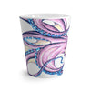 Purple Octopus Dance Ink  Art Latte mug