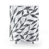 Abstract Doodle Ink Pattern Art Shower Curtain 71X74 Home Decor