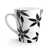 Abstract Floral Doodle Ink Latte Mug 12Oz Mug