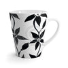Abstract Floral Doodle Ink Latte Mug Mug