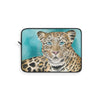 Amur Leopard Blue Eyes Art Laptop Sleeve 12
