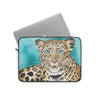 Amur Leopard Blue Eyes Art Laptop Sleeve