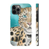 Amur Leopard Blue Eyes Watercolor Art Case Mate Tough Phone Cases Iphone 12 Pro Max