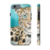 Amur Leopard Blue Eyes Watercolor Art Case Mate Tough Phone Cases Iphone 6/6S