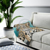 Amur Leopard Watercolor Art Velveteen Plush Blanket All Over Prints