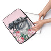 Andalusian Horse And Roses Watercolor Laptop Sleeve