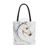Andalusian Horse Blue Bubbles Art Tote Bag Bags