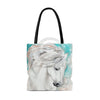 Andalusian Horse Blue Watercolor Art Tote Bag Bags