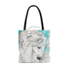 Andalusian Horse Blue Watercolor Art Tote Bag Bags