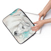 Andalusian Horse Blue Watercolor Laptop Sleeve