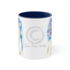 Andalusian Horse Blue Watercolor On White Art Accent Coffee Mug 11Oz Navy /