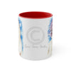 Andalusian Horse Blue Watercolor On White Art Accent Coffee Mug 11Oz Red /