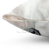 Andalusian Horse Blue Watercolor Square Pillow Home Decor