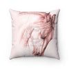 Andalusian Horse Equine Beauty Sanguine Drawing Art Square Pillow Home Decor