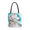 Andalusian Horse Ink Art White Tote Bag Bags