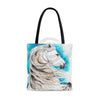 Andalusian Horse Ink Art White Tote Bag Large Bags