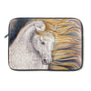 Andalusian Horse Palomino Watercolor Laptop Sleeve 13