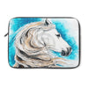 Andalusian Horse Watercolor Ink Laptop Sleeve 13