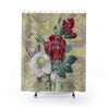 Anemones Carnations Floral Art Shower Curtain 71 × 74 Home Decor