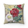 Anemones Carnations Floral Art Square Pillow 14 × Home Decor