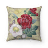 Anemones Carnations Floral Art Square Pillow Home Decor