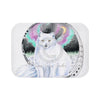 Arctic Fox Aurora Borealis Watercolor Ink Bath Mat Small 24X17 Home Decor