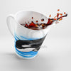 Baby Orca Breaching Watercolor Latte Mug Mug