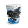 Baby Orca Vintage Map Blue Latte Mug 12Oz Mug