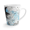 Baby Orca Vintage Map Watercolor Blue White Latte Mug Mug
