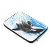 Baby Orca Whale Blue Watercolor Ink Laptop Sleeve